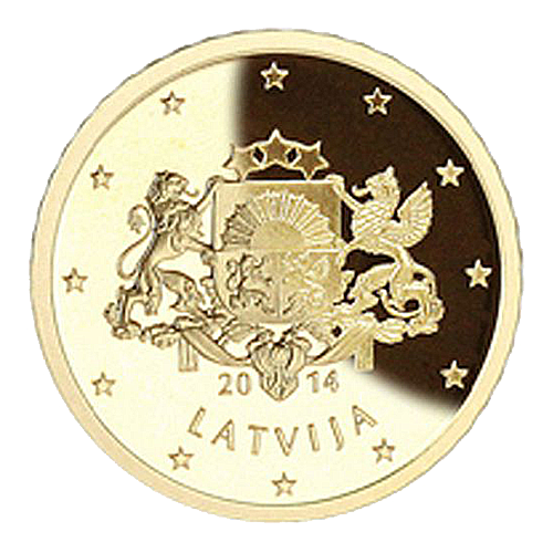 Euro coins (Latvia 50 EURO CENT 2014) - YuriBS.com - The Black Scorpion